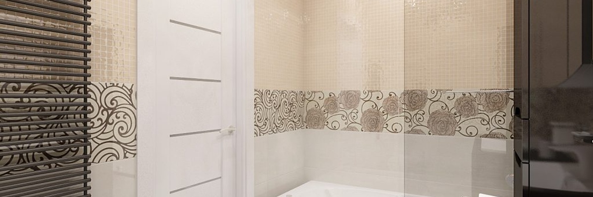 Как отделать ванную комнату плиткой варианты дизайна